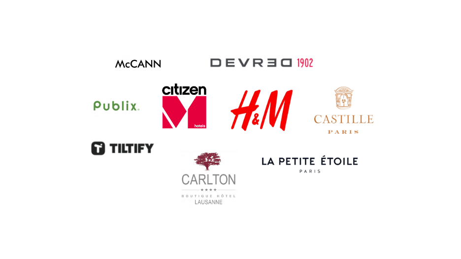 
                          Logos of all renowned companies that have chosen Laurastar as their hygiene or ironing partner.
                          