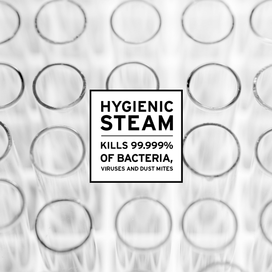 
                          Laurastar DMS eliminates 99.99% of viruses, bacteria and dust mites, tested by laboratories
                          