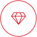 
                Pictogram of a diamond representing measurable and verifiable actions by Laurastar
                