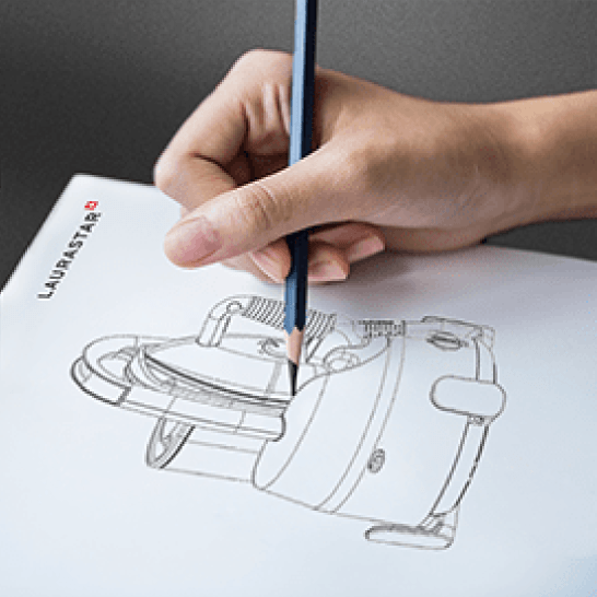 
                High-quality steam and ironing technology from the Swiss family business Laurastar for over 40 years.
                